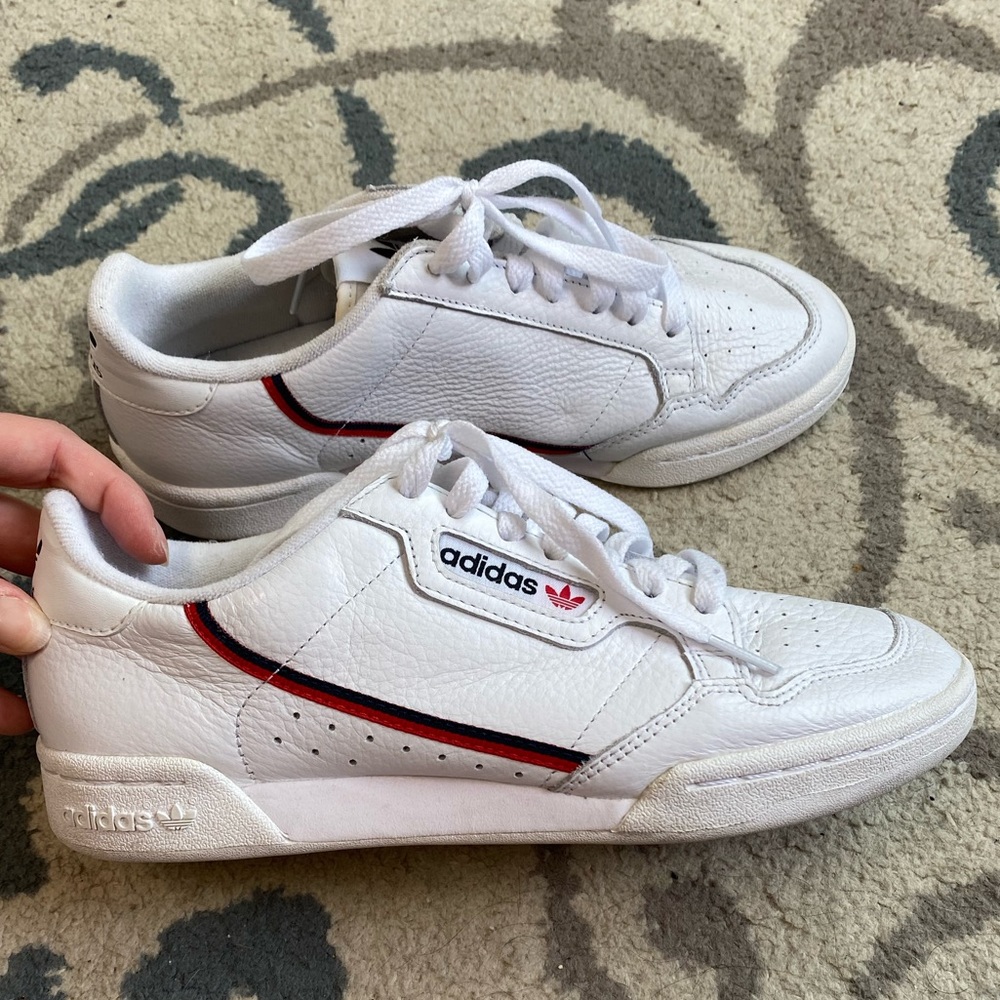 Adidas White Continental 80s